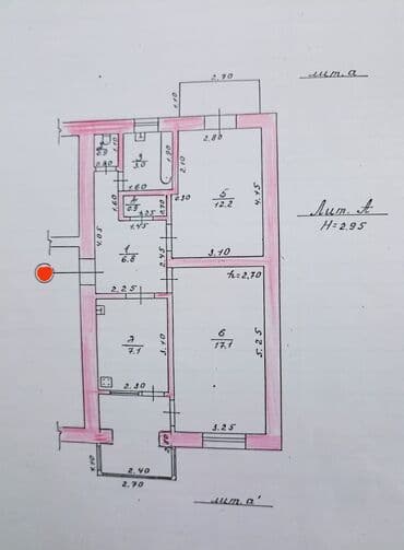 бишкек продаю дом: 2 комнаты, 58 м², Индивидуалка, 2 этаж, Косметический ремонт — 10