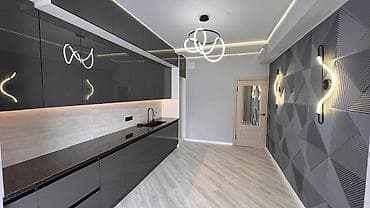 ош квартиа: 1 комната, 50 м², Элитка, 2 этаж, Евроремонт — 6