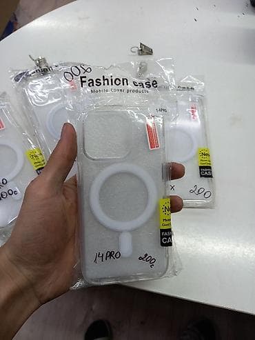 чехол 15 pro: Прозрачные чехлы Fashion Case с магнитным кольцом для MagSafe — 8