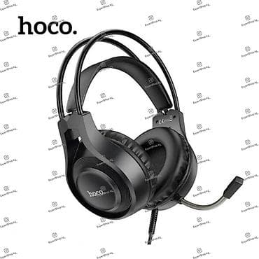 w10: Проводные гарнитуры, Hoco, Новый, цвет - Черный — 5
