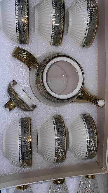 Набор посуды для чаепития и сервировки в подарочных коробках. Состав