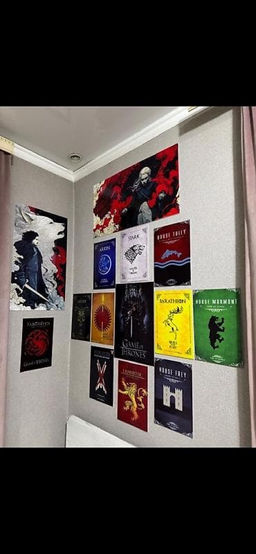 карты наруто: Набор декоративных постеров для стены - Тематика: кино/сериалы и — 1