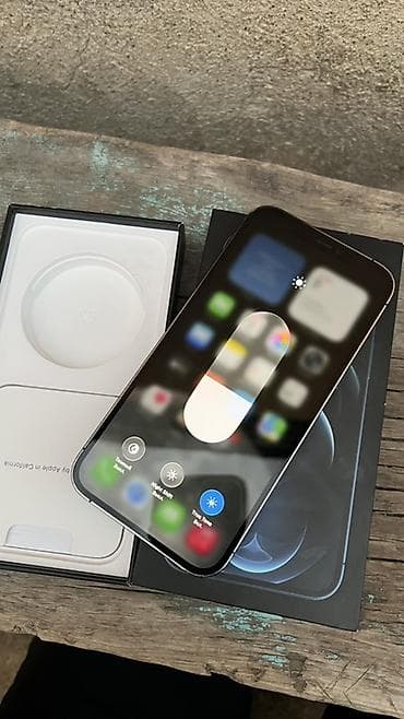 большой экран: IPhone 12 Pro Max, 128 ГБ, Pacific Blue, Коробка — 6