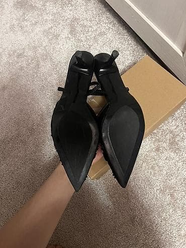 туфили: Туфли, 38, Zara, Б/у, цвет - Черный, Платная доставка — 5