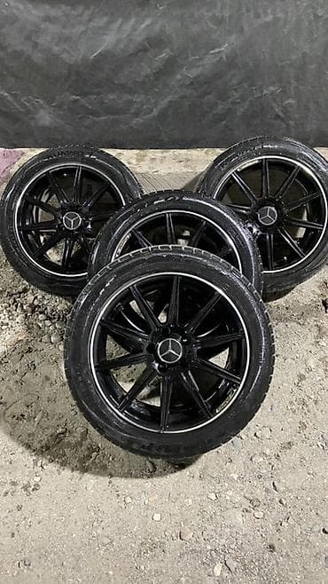 запаски мерс: Куйма Дисктер R 17 Mercedes-Benz, Комплект, тешиктери - 5, Колдонулган — 1