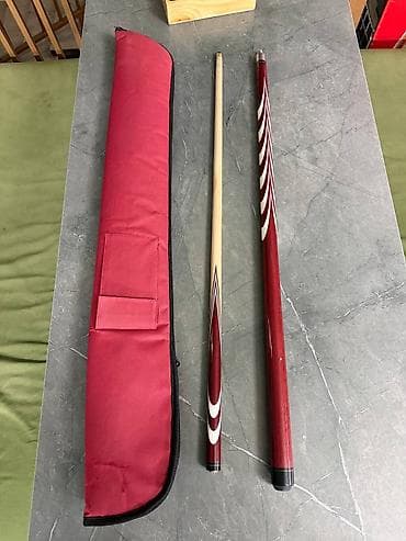 Бильярдный кий разборный + чехол - Двухсоставной кий: шафт светлый