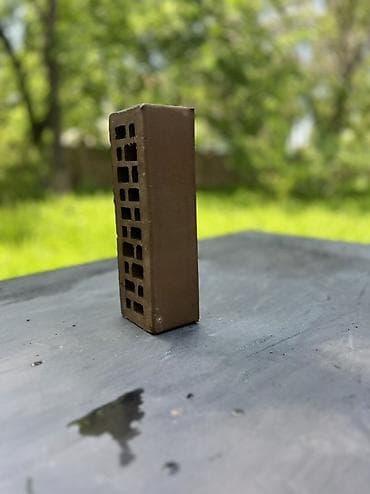 трафарет кирпич: Кирпич пустотелый (щелевой), керамический и силикатный — образцы — 5