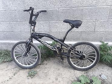 ram 2500: BMX-велосипед Truk RocT (20") - Рама из стали, цвет чёрный с белыми — 2