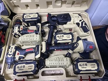 дрель на прокат: Комплект аккумуляторного инструмента 21V Max в кейсе Состав набора: - — 1