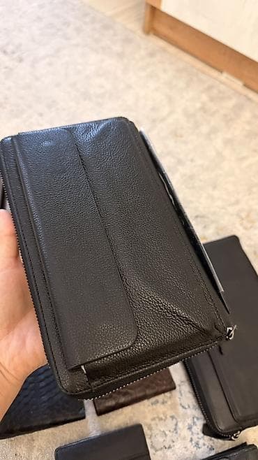 кожанную: Кожаные мужские портмоне/аксессуары для документов и денег - — 5