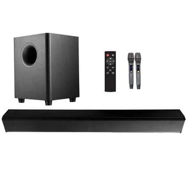 колонки 5.1 для домашнего кинотеатра: Soundbar Samtronic SM-5100 2.1, + сабвуфер 150 Вт с Караоке — 2