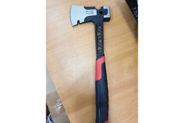 колун для дров: Топор цельнокованый, вес 600 грамм, двухкомпонентная обрезиненная — 5