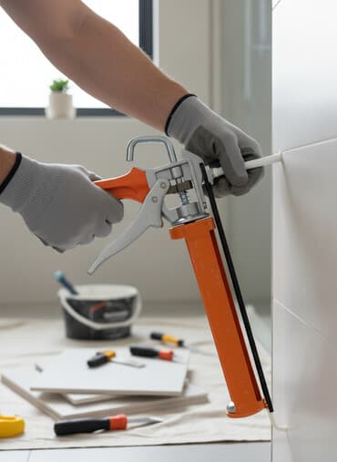 пистолет для монтажной пены: Пистолет для герметика Pirani с корпусом оранжевого цвета и — 1