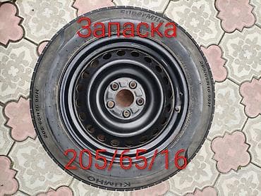byd son plus: Колеса в сборе 205 / 65 / R 16, Лето, Б/у, Запаска, Легковые, Железные, отверстий - 5 — 1