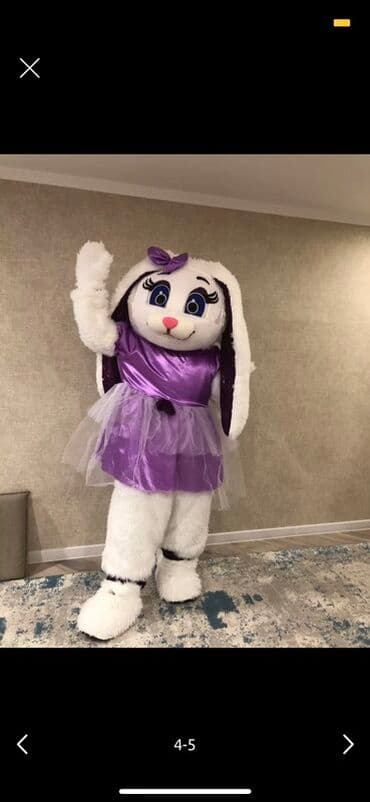 костюм мишки тедди для взрослых на прокат: Ростовая кукла, Зверушка, Заяц — 1