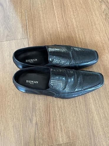 pari: Мужские туфли, 42, Balmain, Б/у, цвет - Черный, Самовывоз — 2
