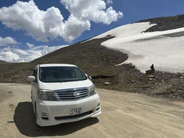 зимние шины r 14: Toyota Alphard: 2006 г., 3 л, Автомат, Бензин, Минивэн — 6