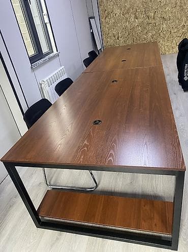 foldable table: Срочно!!! Цена за 2 стола 30 тыс. Большой переговорный/рабочий да стол — 3