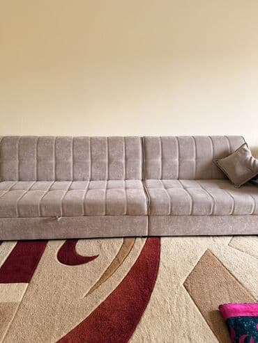 Угловой диван-трансформер с механизмом раскладывания. - Форма