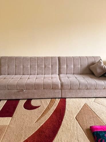 двуспальная кровать с подъемным механизмом: Угловой диван-трансформер с механизмом раскладывания. - Форма — 1