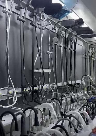 Душ кармагыч, Латунь, Жылтырак, Күмүш