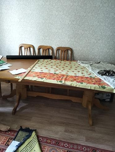 Кухонный стол, Прямоугольный, Раскладной