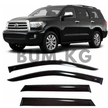Ветровики на Toyota Sequoia II 5d 2008 деф.окон "CT" в Бишкеке с at lalafo.kg Ветровики на Toyota Sequoia II 5d 2008 деф.окон "CT" в Бишкеке с