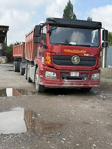 Самосвальный автопоезд Shaanxi (Shacman) с прицепом - Тягач at lalafo.kg Самосвальный автопоезд Shaanxi (Shacman) с прицепом - Тягач