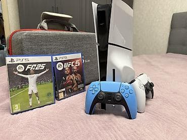 Nintendo Switch: PlayStation 5 Slim (модель с дисководом) + комплект аксессуаров и игр — 1