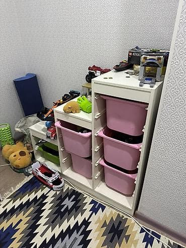 Шкафтар: Детский модульный стеллаж с контейнерами для хранения игрушек - — 1