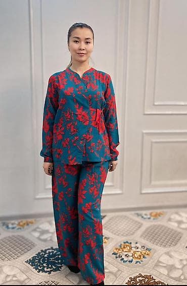 сландо семей: Домашние костюмы из мягкого трикотажа с принтом Описание: - Комплект — 5