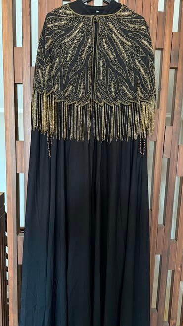 Жилеты, безрукавки: Вечернее платье, Длинная модель, Креп, Стразы, Камни, Стандарт — 2