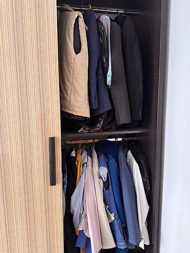 Шкаф купе, Б/у, С зеркалом, МДФ — 5