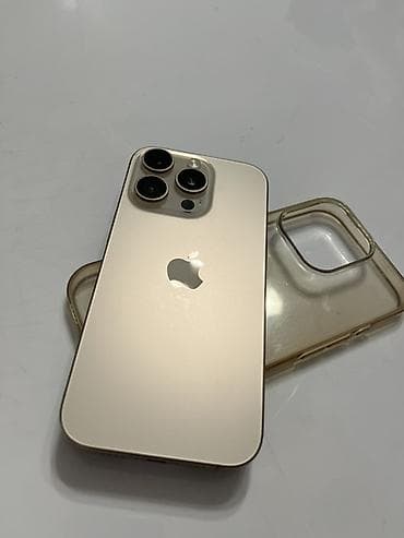 redmo note 8 pro: IPhone 16 Pro, Б/у, 128 ГБ, Золотой, Чехол, Коробка, 91 % — 1