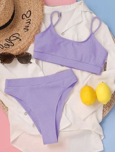 купальники з високою посадкою: Раздельный купальник, Высокая талия, XL — 6