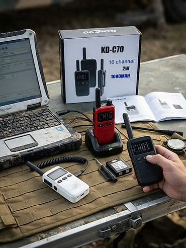 Рации KOLICKO KD-C70 - Диапазон: 16 каналов - Мощность передатчика