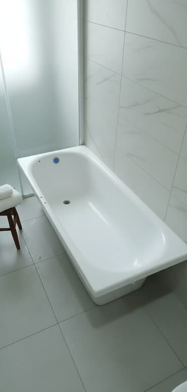 раковина и стиральная машина: Ванна, Прямоугольная, Материал: Акрил, Размер: 160 x 70 см — 1