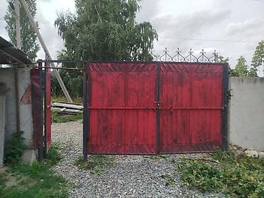 Оңдоп-түзөө жана курулуш: Кованые распашные ворота с калиткой - Конструкция: двухстворчатые — 1