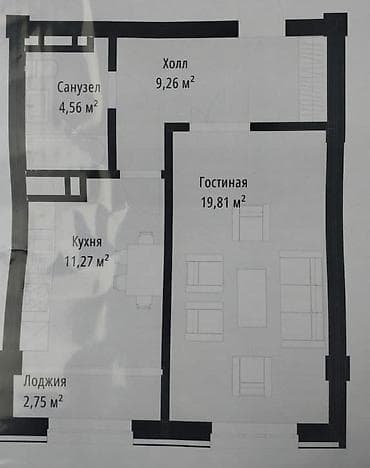 сдаю бар: 2 комнаты, 50 м², Элитка, 5 этаж, Готовая ПСО (под самоотделку) — 3