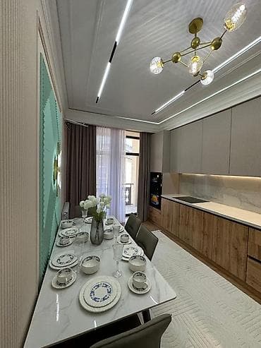 3 комнаты, 116 м², Асанбай мкр Элитка, 13 этаж, Дизайнерский ремонт — 1