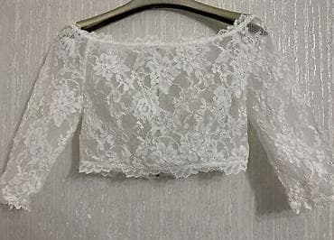 Үлпөт көйнөгү, 2XL, Прованс стиль, Ичи көрүнүп турган жеңдер, Ичиги менен, Шифон, А-силуэт, Пайеткалар, Гүлдүү элементтер, Гүлдүү торчо, Колдонулган — 10