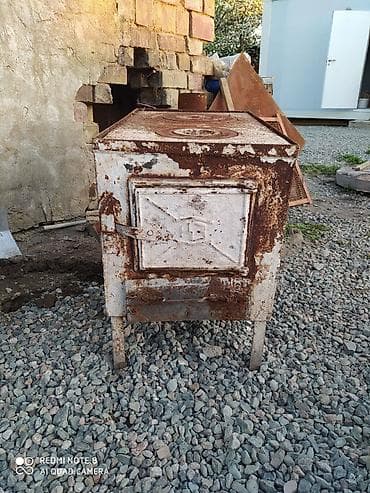 Дровяная печь-«буржуйка» с варочной поверхностью - Материал