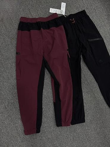 adidas штаны: Мужские брюки, M, L, XL, Adidas, Новый, цвет - Красный, Самовывоз — 2