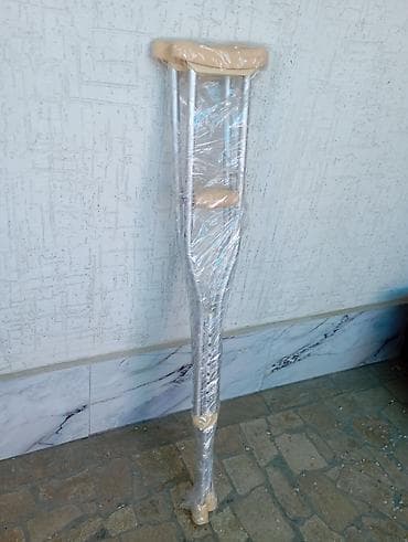 инвалидную коляску: Подмышечные костыли алюминиевые - Конструкция: легкий анодированный — 1