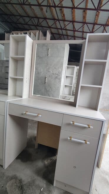 азат мебель: Комод для одежды, Новый, С зеркалом, ЛДСП, цвет - Белый, Оранжевый, Синий, Бесплатная доставка — 6