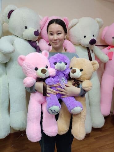 трендовые мишки: Плюшевые мягкие игрушки — медвежата и зверята разных размеров и — 1