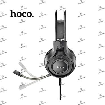 w10: Проводные гарнитуры, Hoco, Новый, цвет - Черный — 9