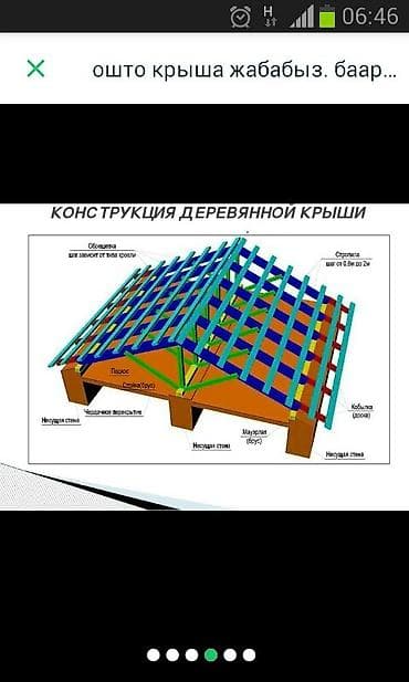 Крышакровля там чатырын жабабыз бардык турун г.Ош