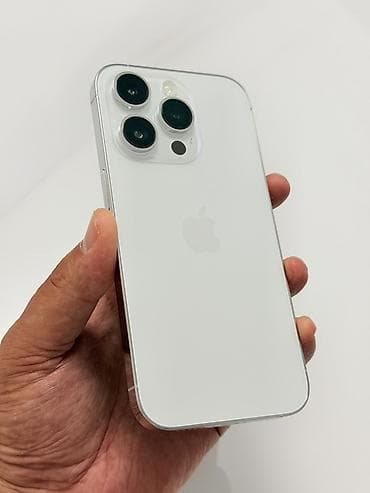 mini 5: IPhone 14 Pro, Б/у, 256 ГБ, Белый, Кабель, 100 % — 2