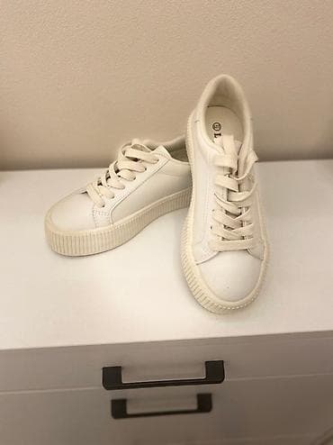 converse белые: Кроссовки, 37, Новый, цвет - Бежевый — 3